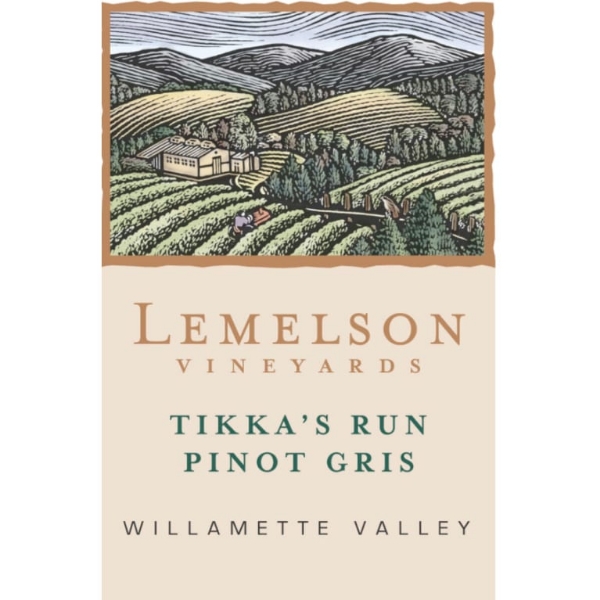 Lemelson 2018 Pinot Gris Willamette Valley Tikka's Run