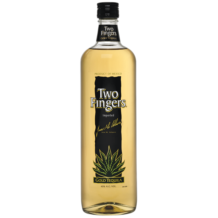 Two Fingers Tequila, Gold 750 Ml