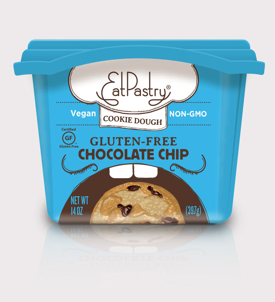 EatPastry Cookie Dough, Gluten Free, Chocolate Chip 14 Oz