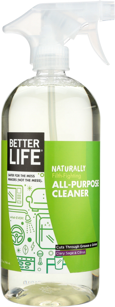 Better Life What-Ever Natural All Purpose Cleaner Clary Sage & Citrus 32 Oz