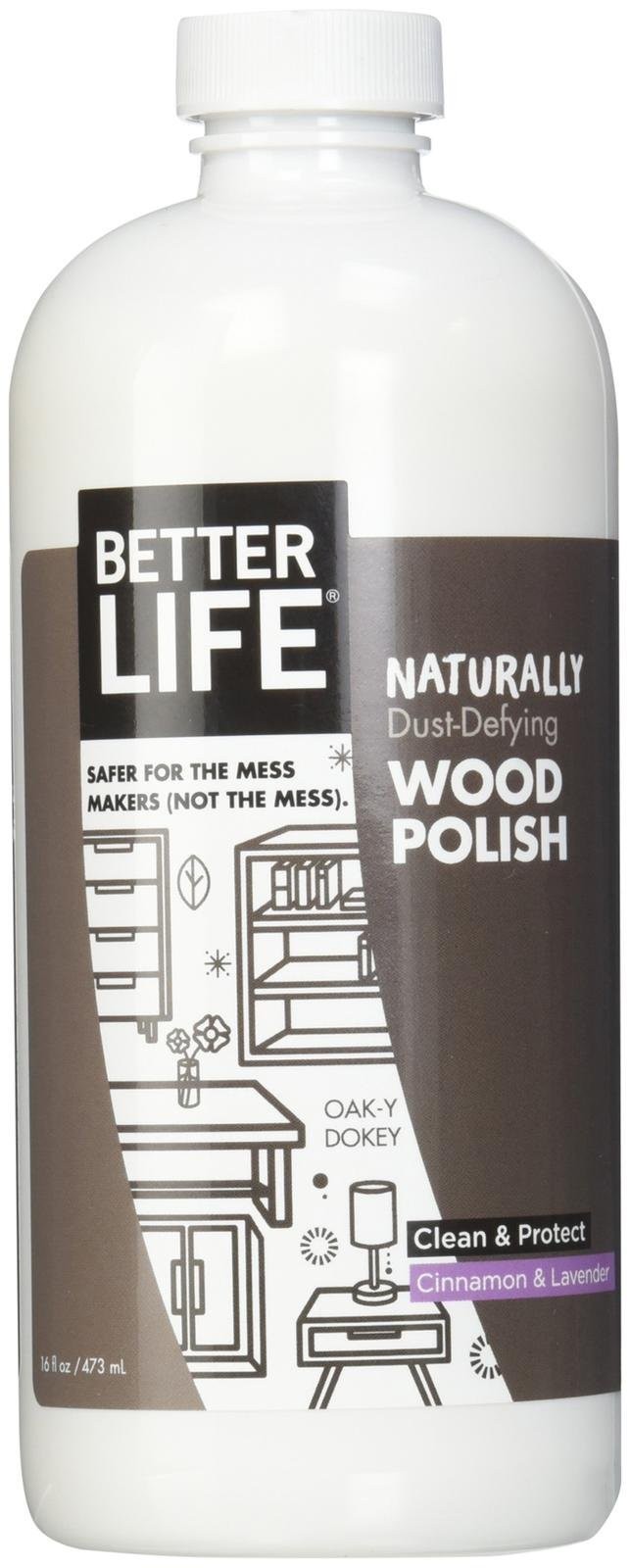 Better Life Oak-Y-Dokey Natural Wood Cleaner & Polish Cinnamon & Lavender 16 Oz