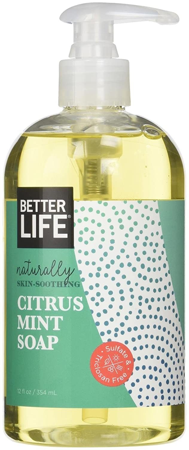 Better Life No Regrets Natural Liquid Hand & Body Soap Citrus & Mint 12 Oz