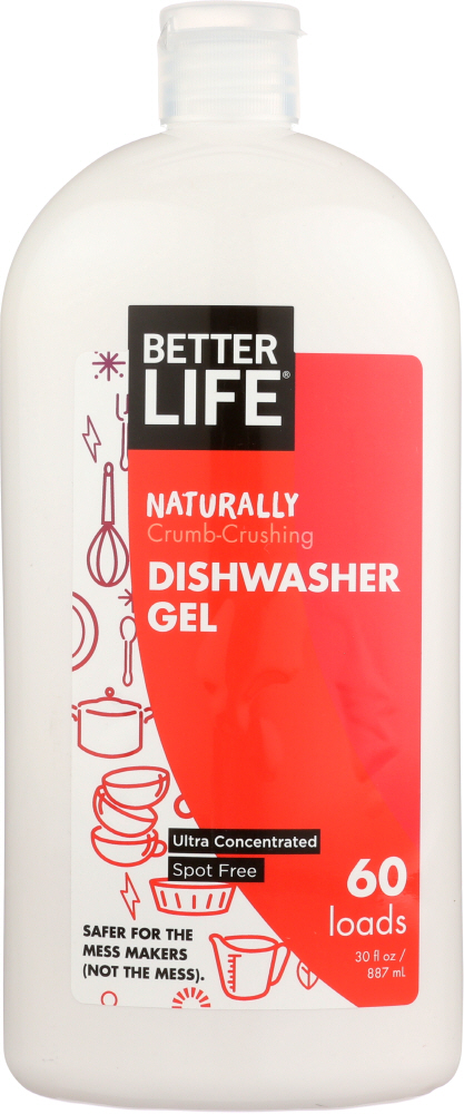 Better Life Dishwasher Gel, Natural, Automatic Magic, Ultra Concentrated 30 Oz