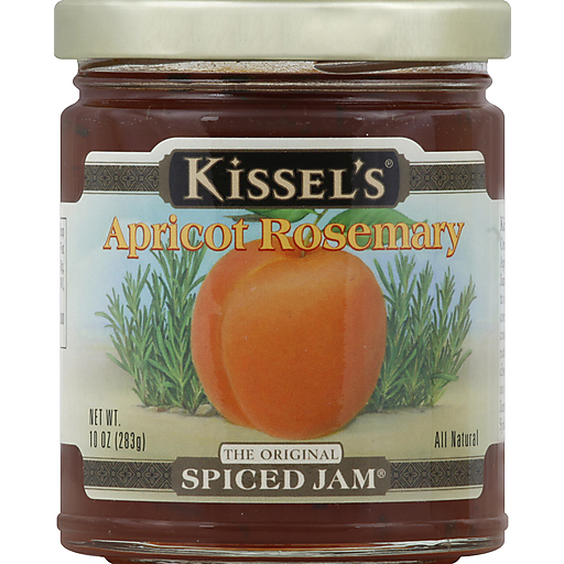 Kissels Jam, The Original Spiced, Apricot Rosemary 10 Oz