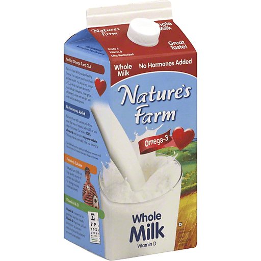 Natures Farm Milk, Whole