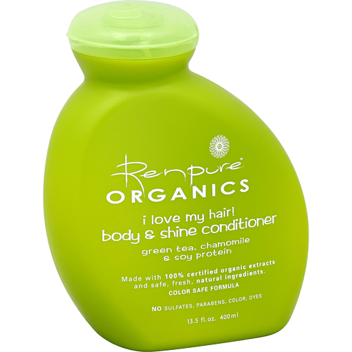 Renpure Organics Conditioner, Body & Shine, I Love My Hair