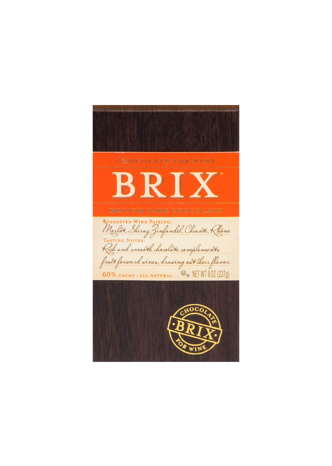 Brix Medium Dark Chocolate For Wine