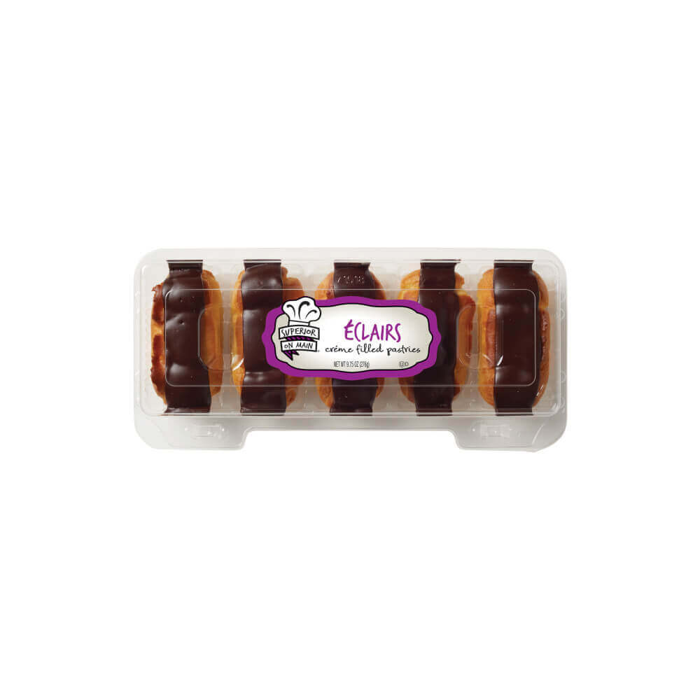 Superior On Main Pastries, Creme Filled, Eclairs 9.75 Oz