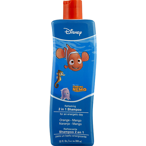 Disney Shampoo, Refreshing 2 In 1, Pixar Finding Nemo, Orange Mango 10 Oz