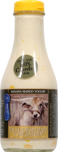 Traderspoint Creamery Banana Mango Yogurt