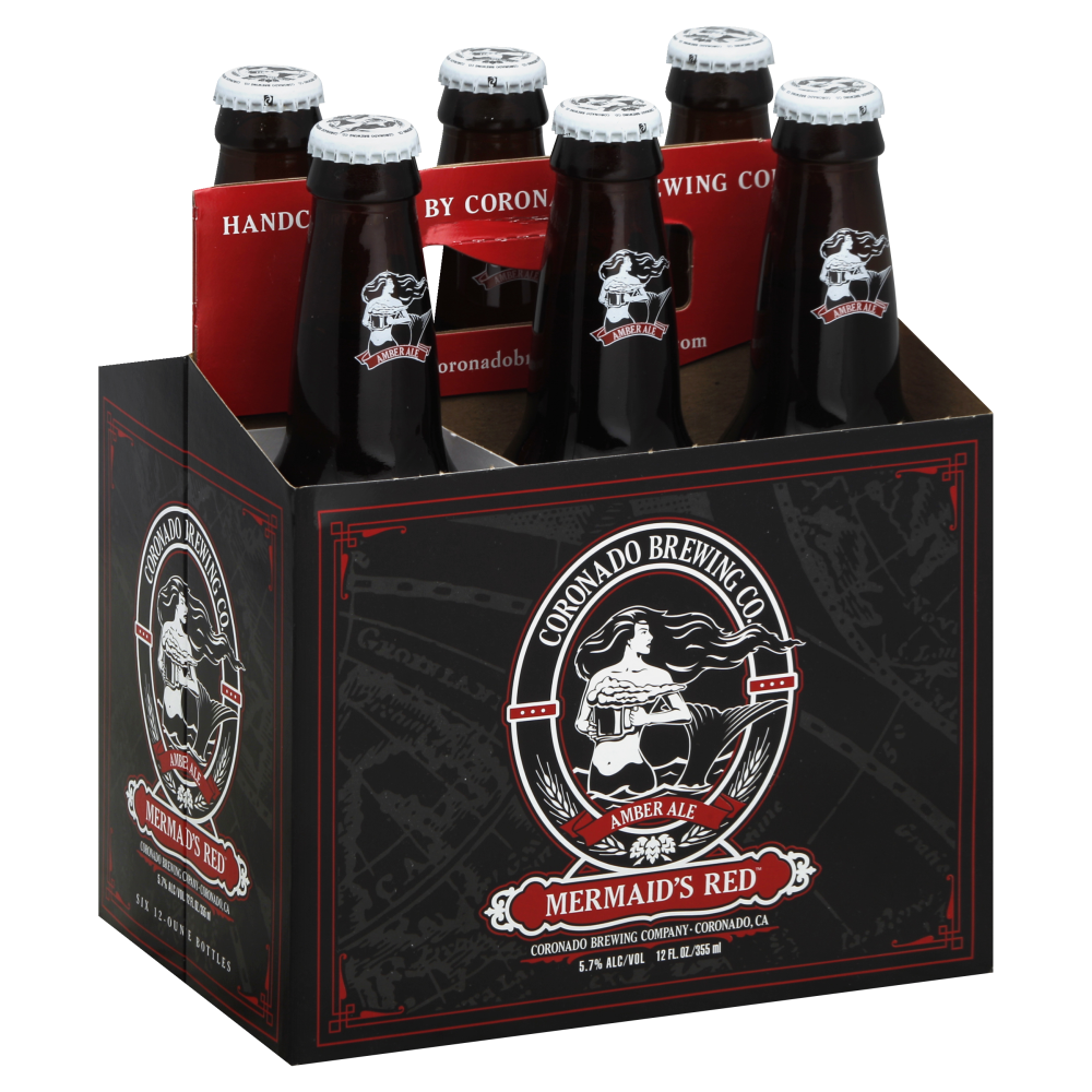 Coronado Brewing Ale, Amber, Mermaid's Red