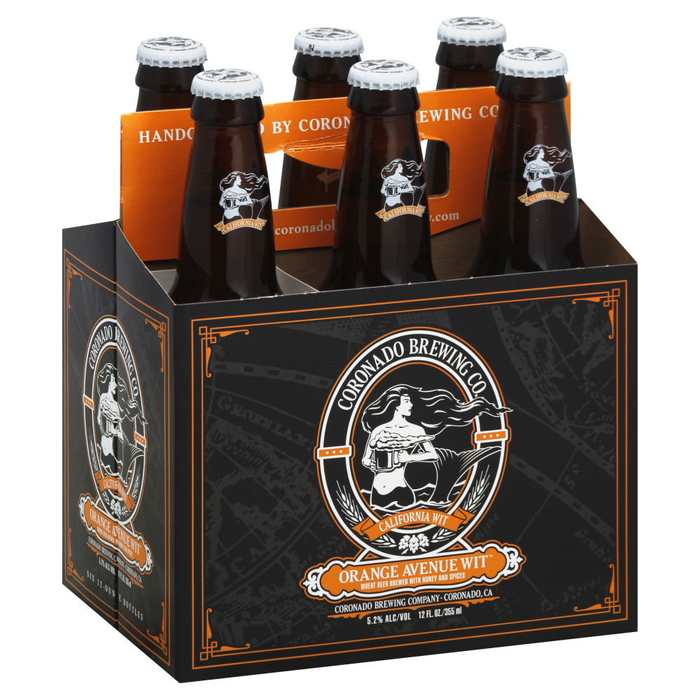 Coronado Brewing Beer, Wheat, Orange Avenue Wit