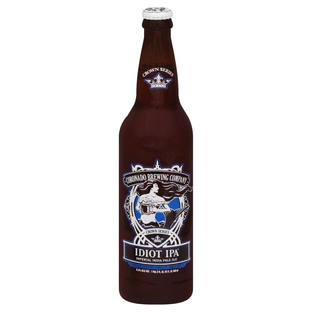 Coronado Brewing Ale, Imperial India Pale, Idiot Ipa 22 Oz