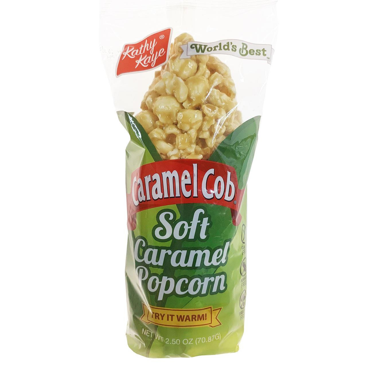 Kathy Kaye Caramel Popcorn Cob 16ct