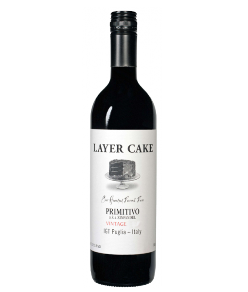 Layer Cake Primitivo, Puglia Italy, Vintage 2008 750 Ml
