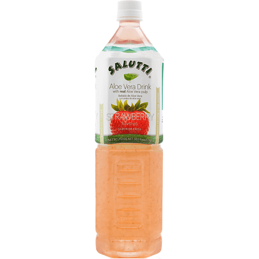 Salutti Aloe Vera Drink, Strawberry 50.7 Fl Oz