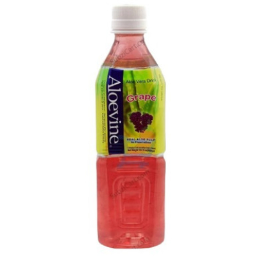 Aloevine Aloe Vera Drink, Refreshing, Grape 16.9 Fl Oz