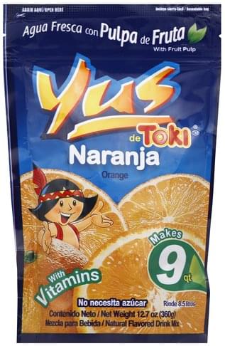 Yus de Toki Orange Sweetened Drink Mix 14.10 Oz