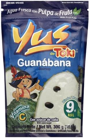 Yus de Toki Drink Mix, Soursop 10.6 Oz