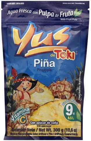 Yus de Toki Sweetened Drink Mix - Pineapple 12.70 Oz