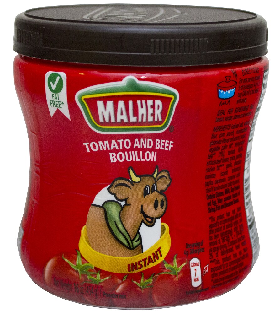 Malher Bouillon, Instant, Tomato And Beef, Powder Mix