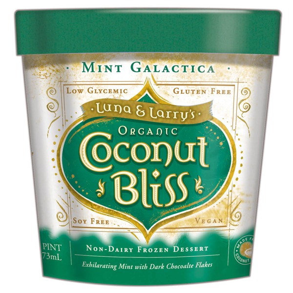 Coconut Bliss Mint Chip Galactica Frozen Dessert 1 Pt
