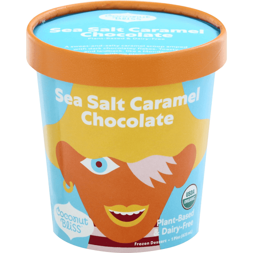 Coconut Bliss Sea Salt Caramel Chocolate Frozen Dessert 1 Pt
