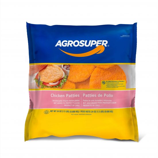 Agrosuper Breaded Chicken Patties 1.5