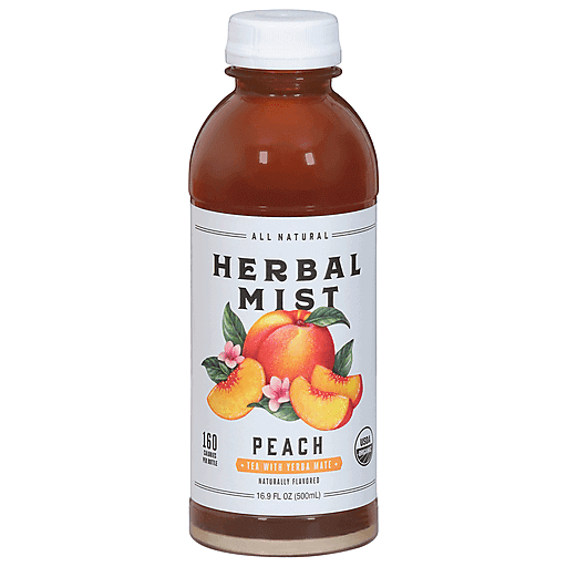 Herbal Mist Tea, Peach 16.9 Fl Oz