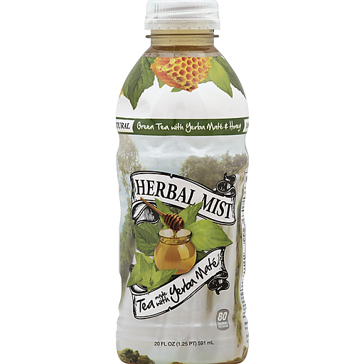 Herbal Mist With Yerba Mate & Honey Green Tea - 20 Oz