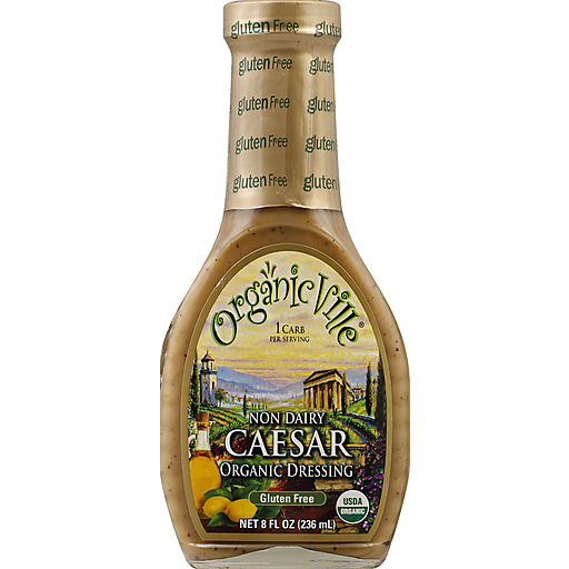 Organicville Dressing, Organic, Caesar 8 Oz