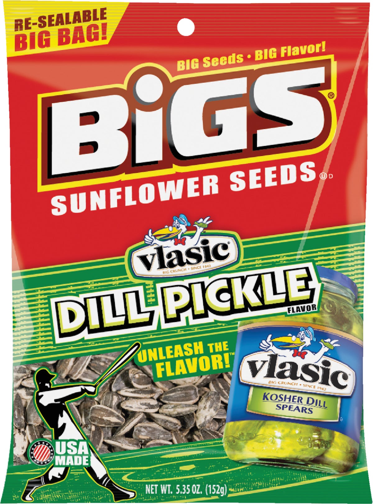 Bigs Sunflower Seeds, Dill Pickle Flavor - 5.35 Ounce