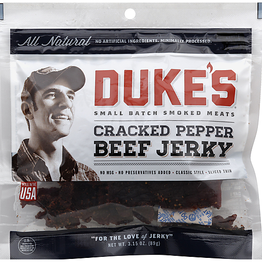 Duke's All Natural Cracked Pepper Beef Jerky