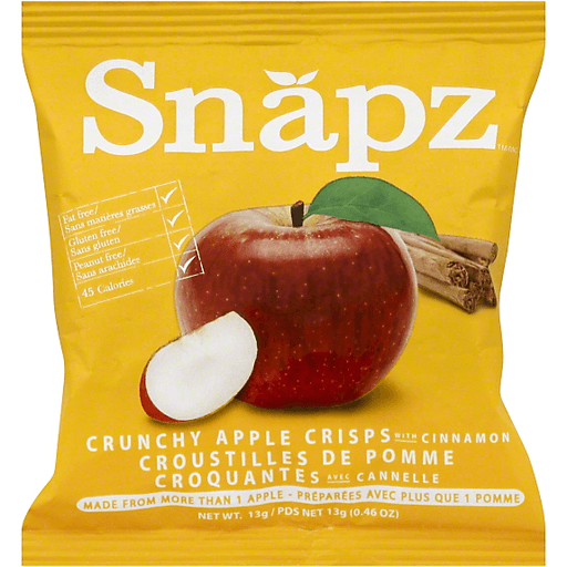 Snapz With Cinnamon Apple Crisps - 0.46 Oz