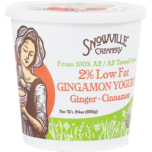 Snowville Low-fat Gingamon Yogurt Grass-Fed