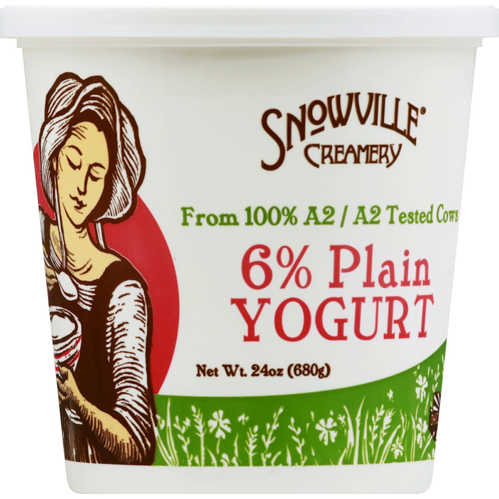 Snowville Creamery 6% Plain Yogurt - 24 Oz