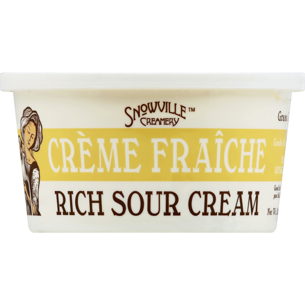 Snowville Creamery Creme Fraiche Rich Sour Cream