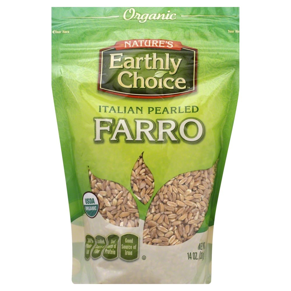 Nature's Earthly Choice Farro, Italian Pearled, Organic, 14 Ounce