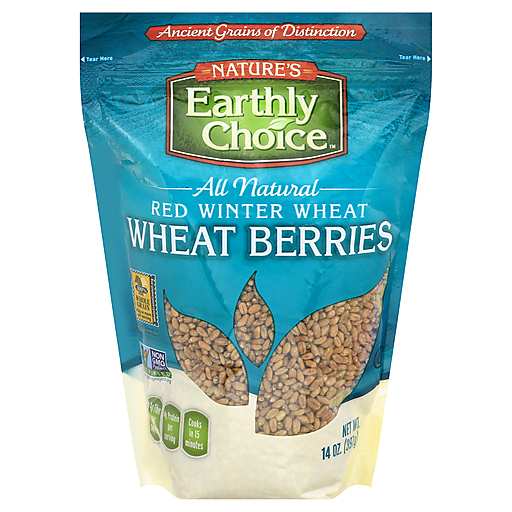 Nature's Earthly Choice Wheat Berries, Red Winter Wheat, All Natural 14 Oz