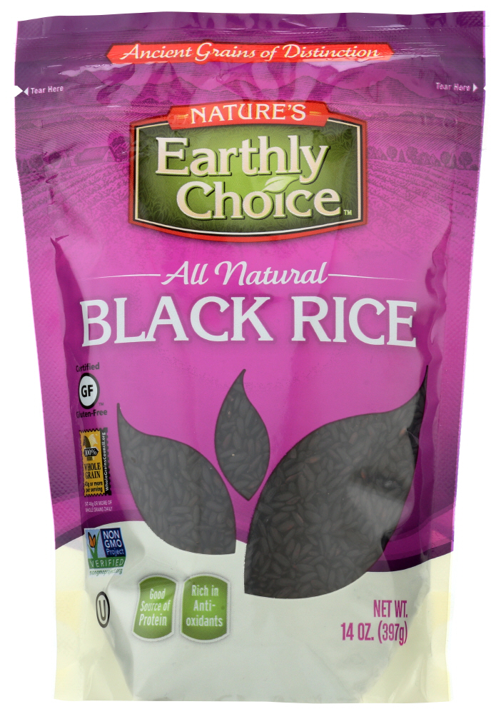 Nature's Earthly Choice All Natural Rice, Black, 14 Ounce