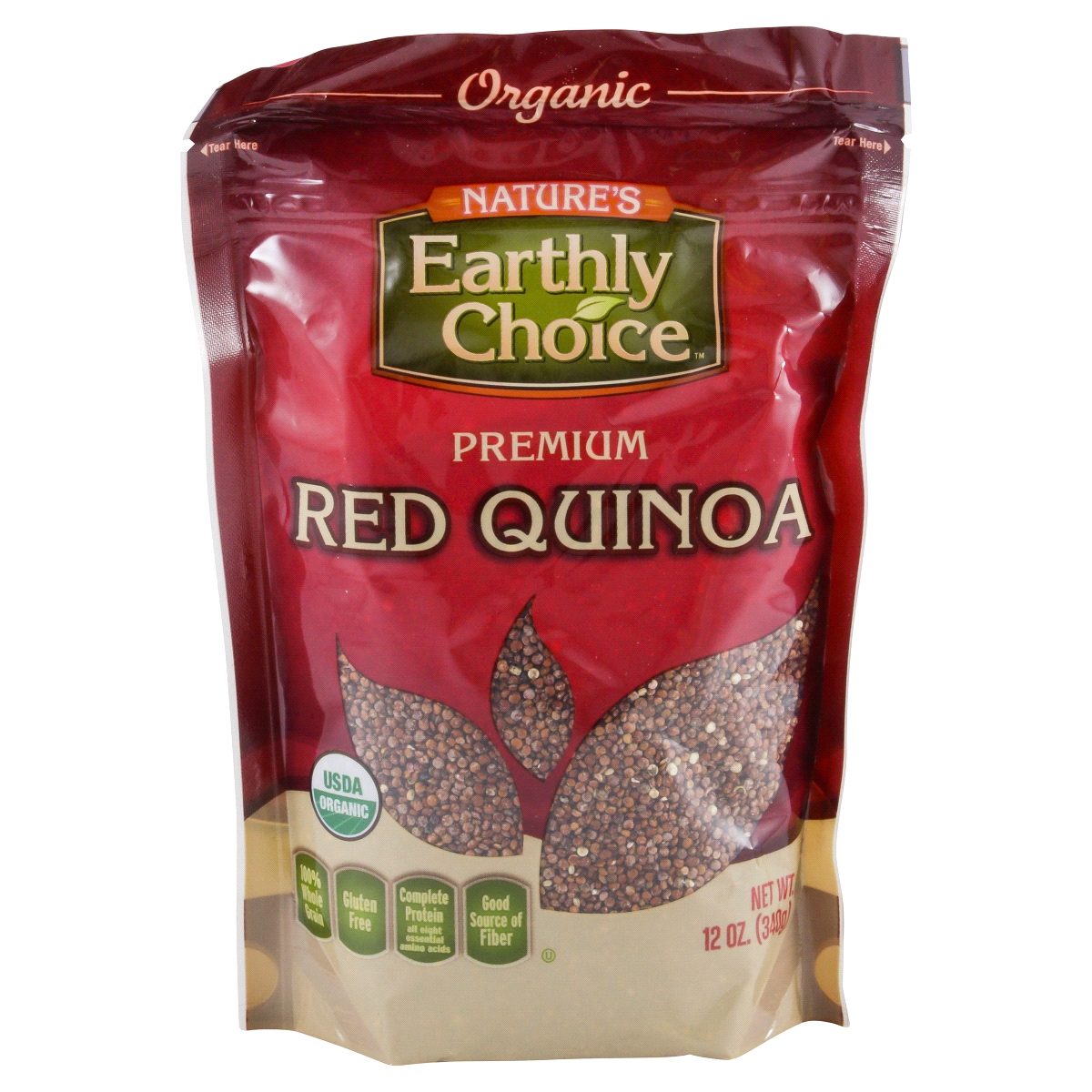 Nature's Earthly Choice Organic Red Quinoa - Case Of 6/12 Oz