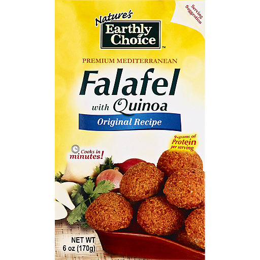Nature's Earthly Choice Falafel With Quinoa Original Recipe