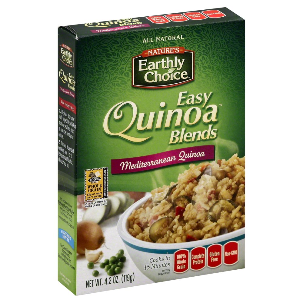 Nature's Earthly Choice Easy Quinoa Blends, Mediterranean 4.2 Oz