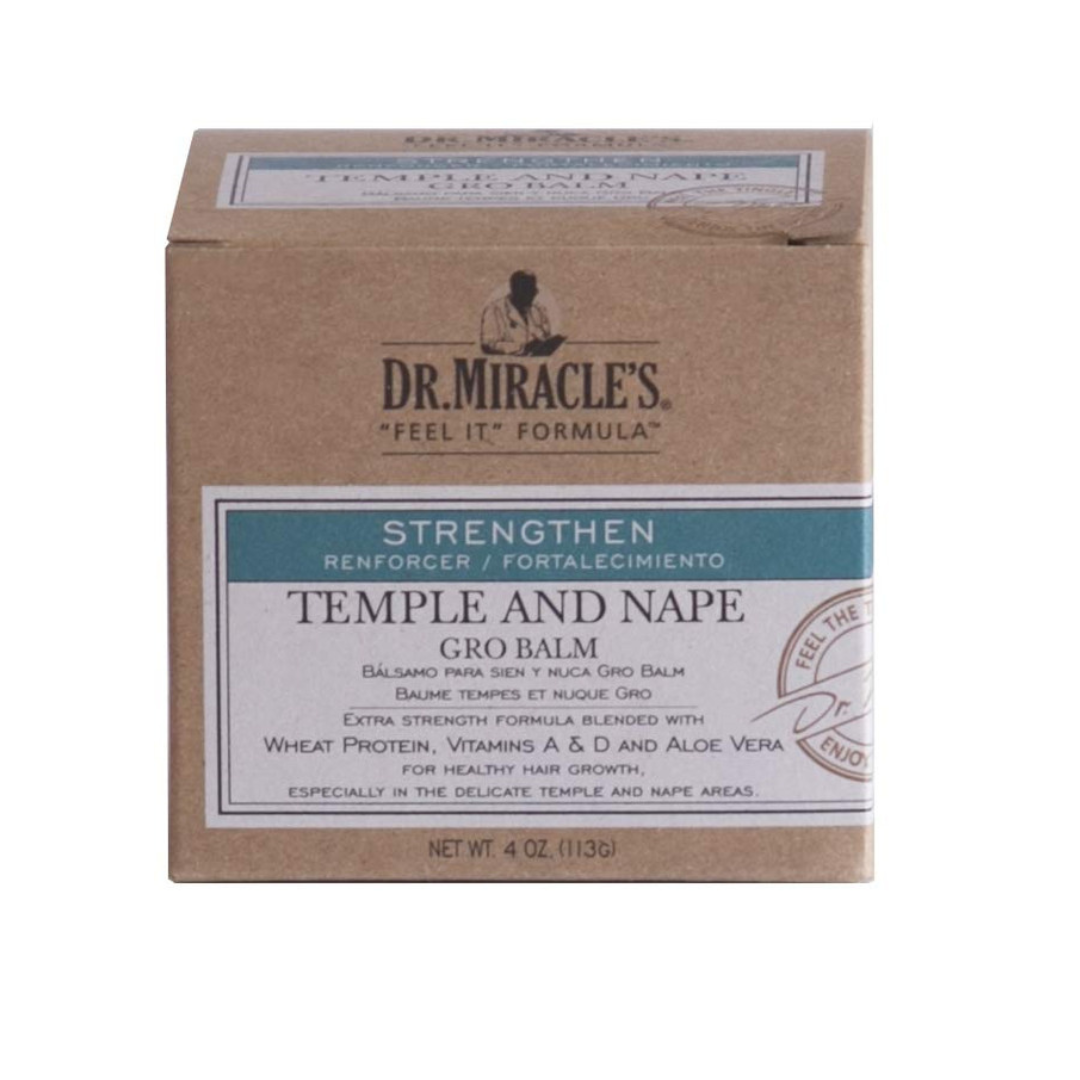 Dr. Miracle's Strengthen Temple And Nape Gro Balm, 4 Oz