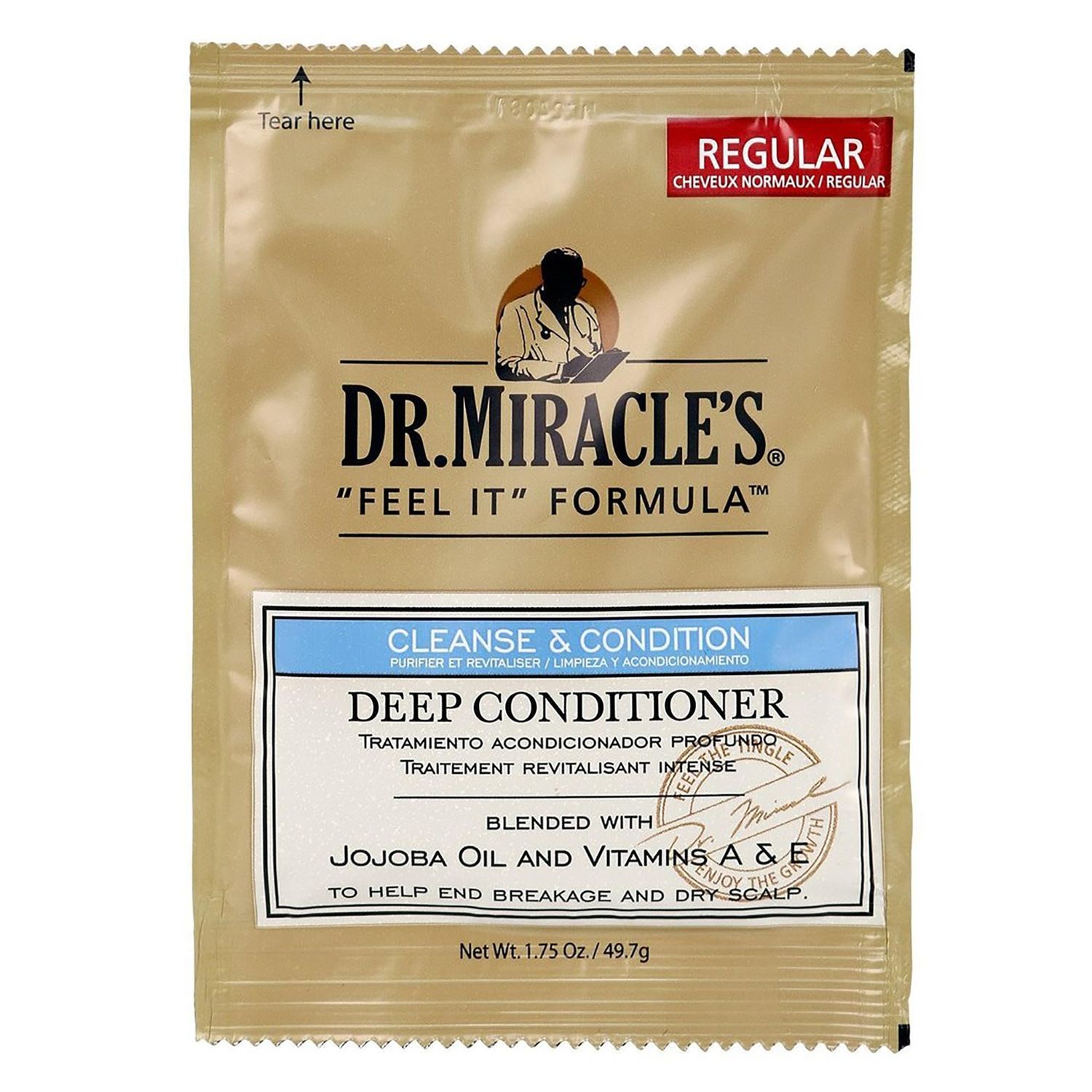Dr. Miracle's Feel It Formula Deep Conditioning Treatment, 1.75 Oz
