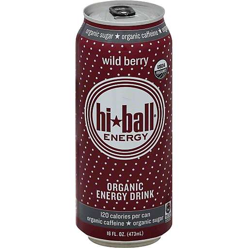 Hi Ball Energy Hiball Drink, Organic, Wild Berry