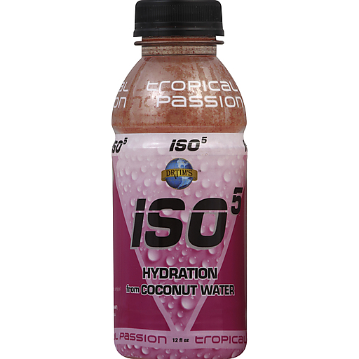 Dr Tims Thirst Quencher, Coconut Water, Tropical Passion 12 Oz