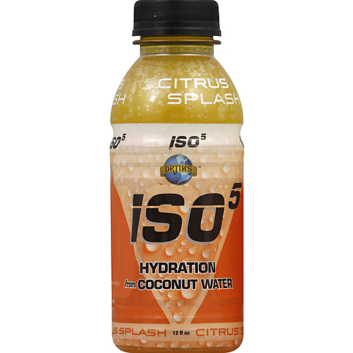 Dr Tims Thirst Quencher, Coconut Water, Citrus Splash 12 Oz