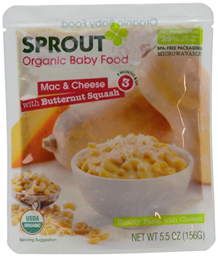 Sprout Advanced Butternut Squash Macaroni & Cheese Organic Baby Food