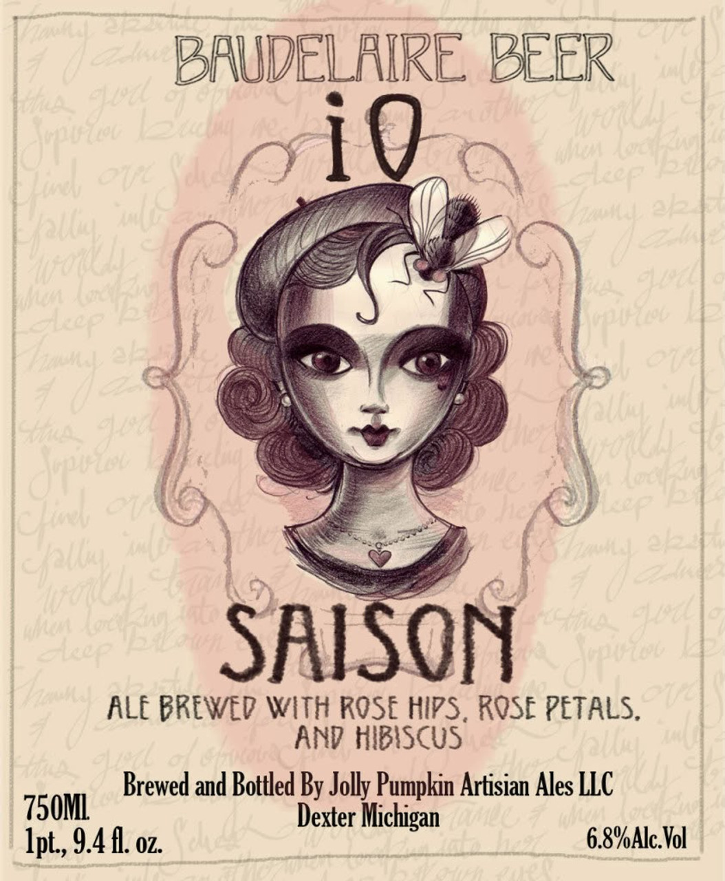 Jolly Pumpkin Ales Baudelaire Beer Io Saison 750ml